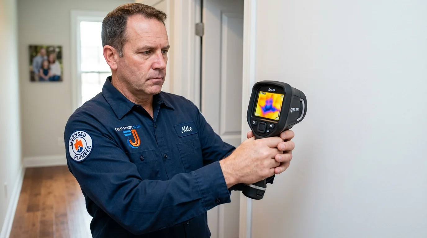 Thermal imaging leak detection by Johns Plumbing LLC in Pennington Gap